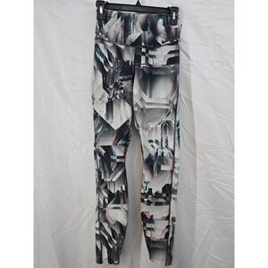 Nike Dri Fit Womens Graphic Leggings Athletic Pants Size Small Abstract Print